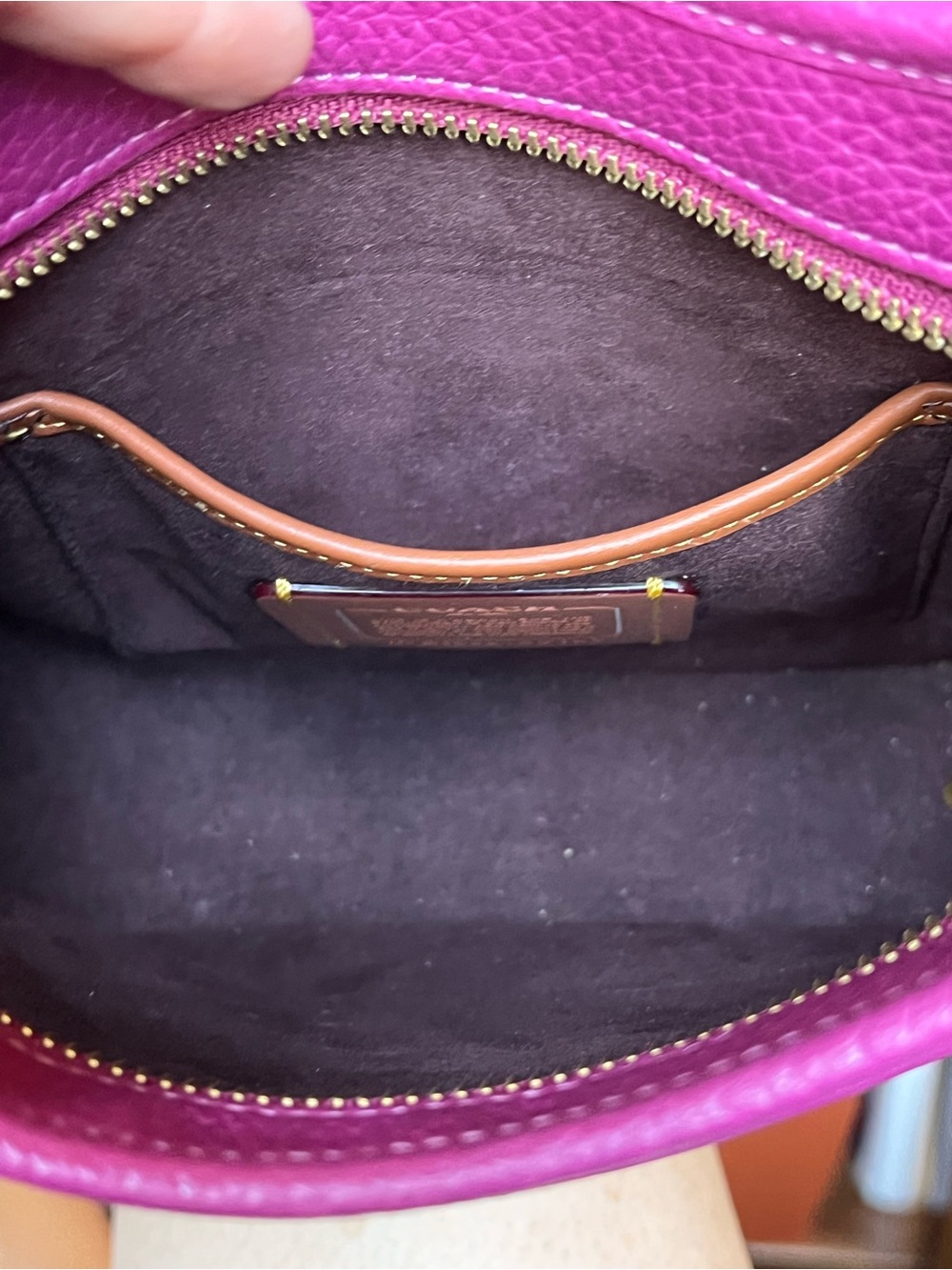 Coach Emery 21 Crossbody Glove Tanned Pebbled Leather - Picture 16 of 16
